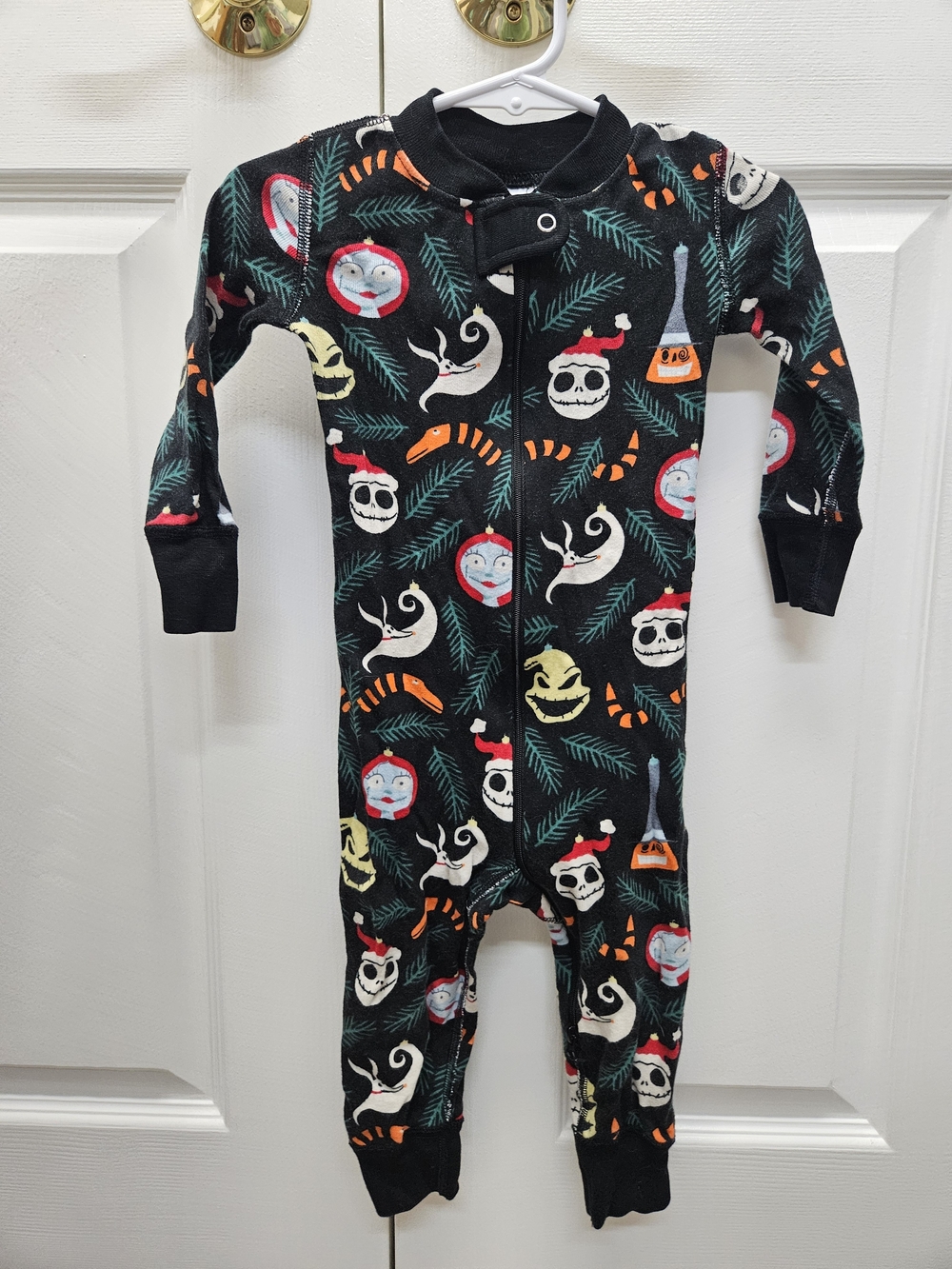 Baby Disney Tim Burton's The Nightmare Before Christmas 2-Way Zip Sleeper 18-24m